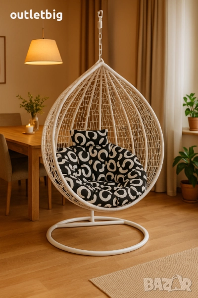 Градинска висяща люлка тип гнездо,яйце–Промоция!, снимка 1