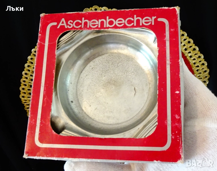 Калаен пепелник в оригинална опаковка. , снимка 1