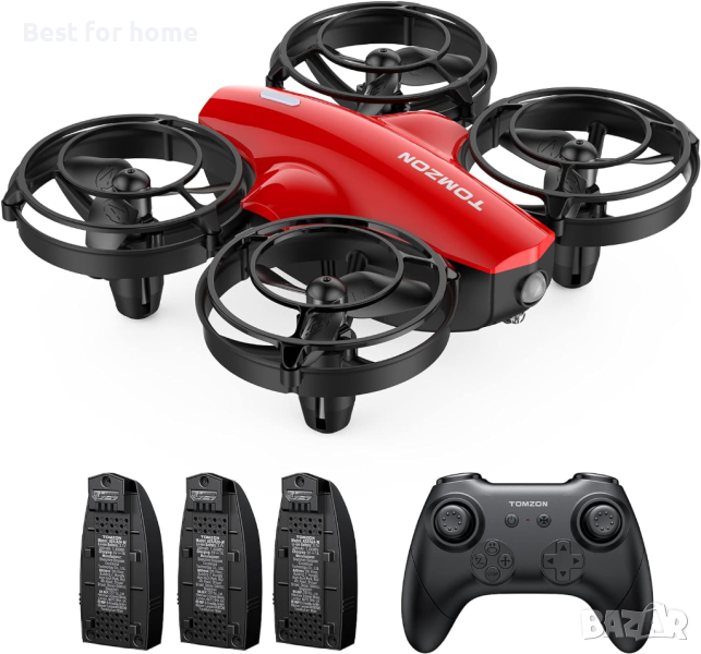 Tomzon A24 Mini Drone с 3 модулни батерии, снимка 1