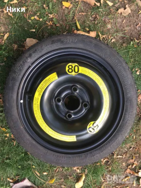 резервна гума 4Х100 мм, 14 цола., снимка 1