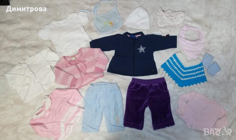 Бебешки дрехи за момиче ръст 56-60 см, снимка 1