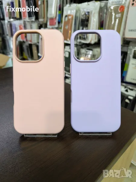 Apple iPhone 16 Pro Кожен гръб, снимка 1