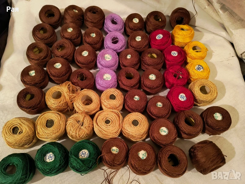 Памучни конци за бродерия/бродиране, снимка 1