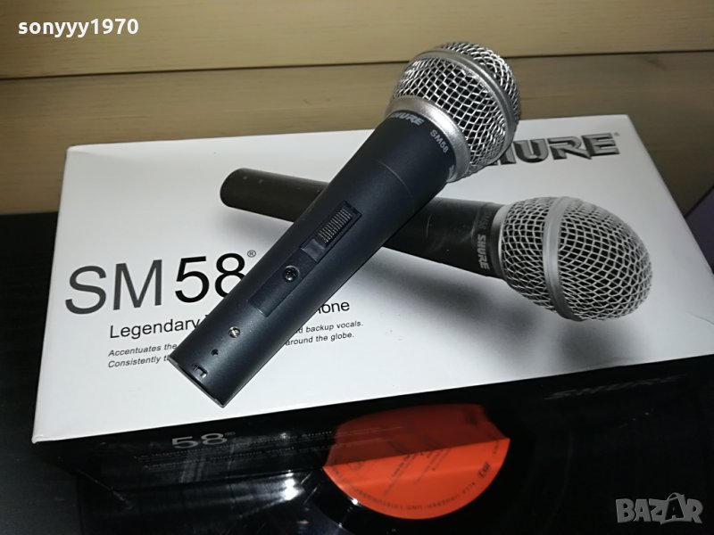 shure sm58 microphone-внос швеицария, снимка 1