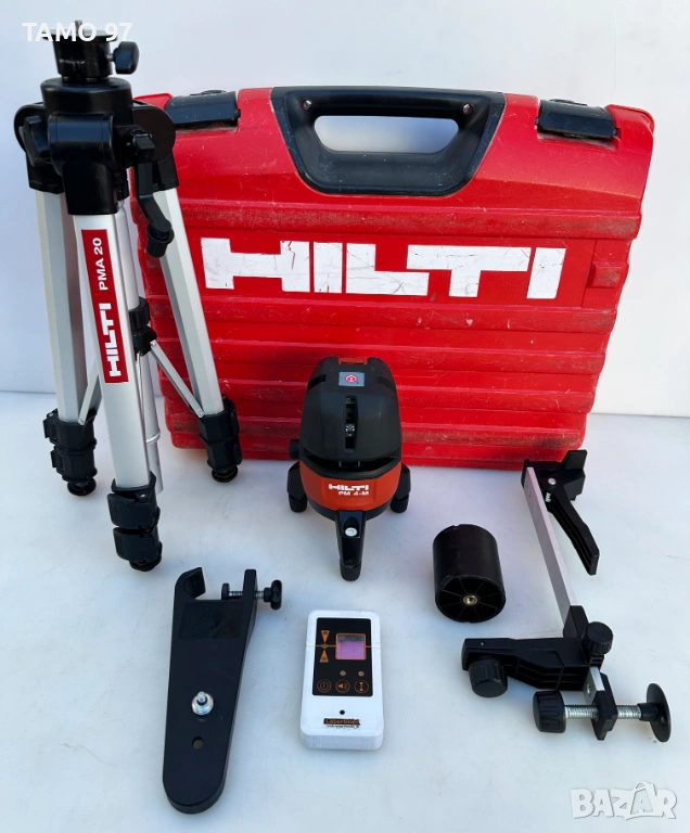 Hilti PM 4-M - Мултилинеен лазерен нивелир 2023г като нов!, снимка 1