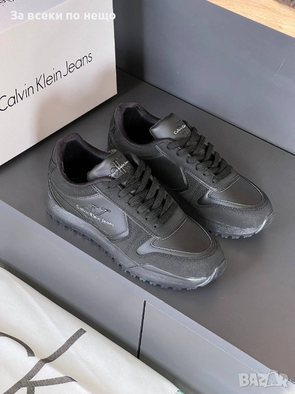 Calvin Klein Мъжки Черни Маратонки👟Мъжки Спортни Обувки В Черен Цвят Келвин Клайн Код E1207, снимка 1