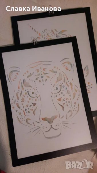Рисунки в магнитна рамка 32*24 см, снимка 1