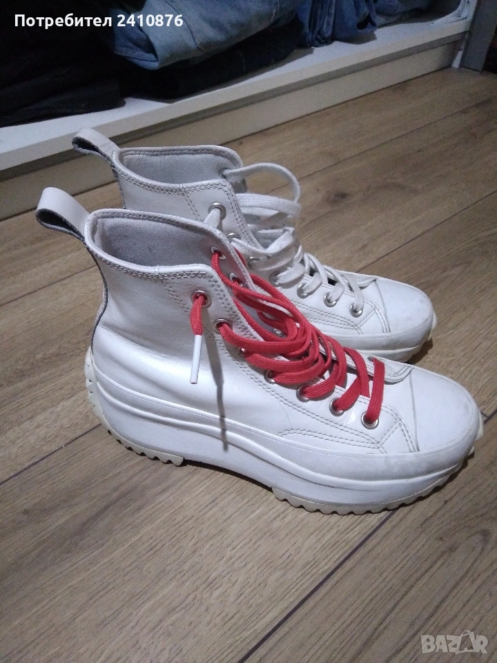 Converse бели кецове , снимка 1