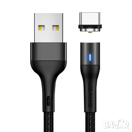 Магнитен USB кабел - USAMS U29 SJ334 Type-C, снимка 1