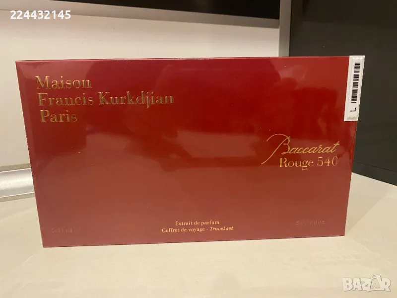Maison Baccarat Rouge 540 extrait  de parfum Coffret travel set 5* 11 , снимка 1