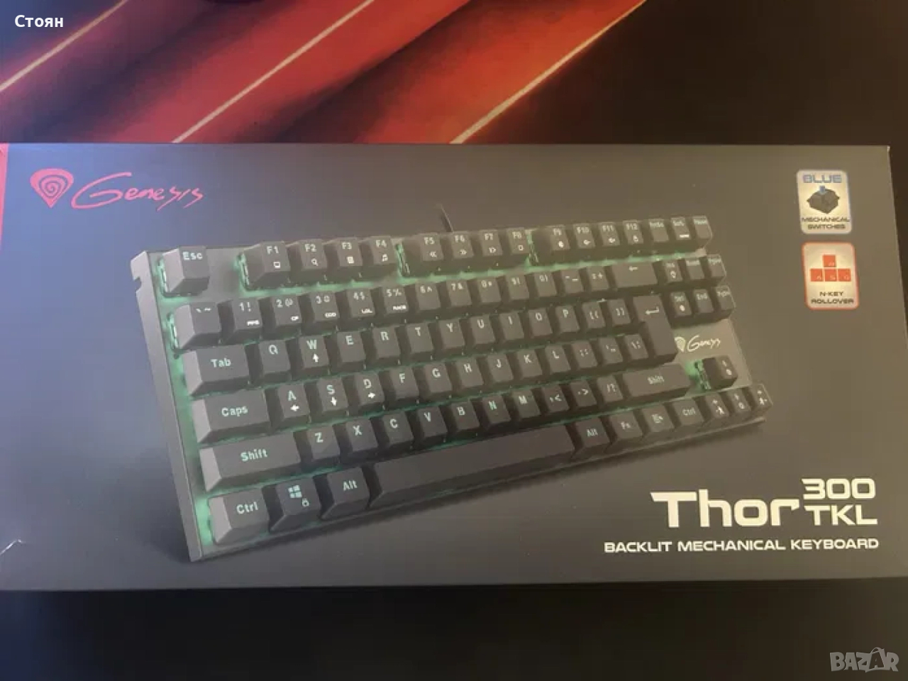Клавиатура Genesis Thor 300 TKL, снимка 1