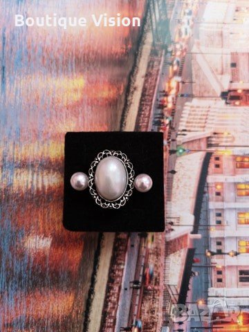 Ново! Комплект пръстен + обеци , снимка 1