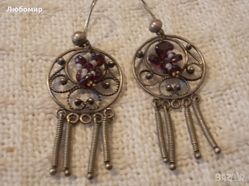 Старинни обеци №41, снимка 1