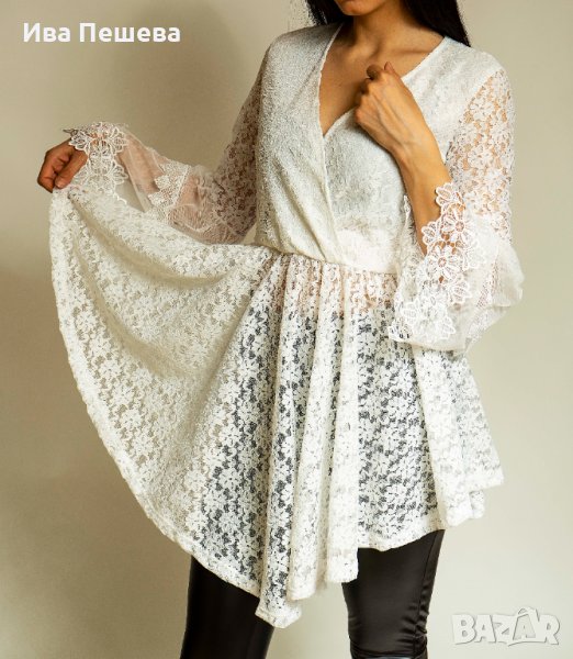Туника от нежна дантела, снимка 1