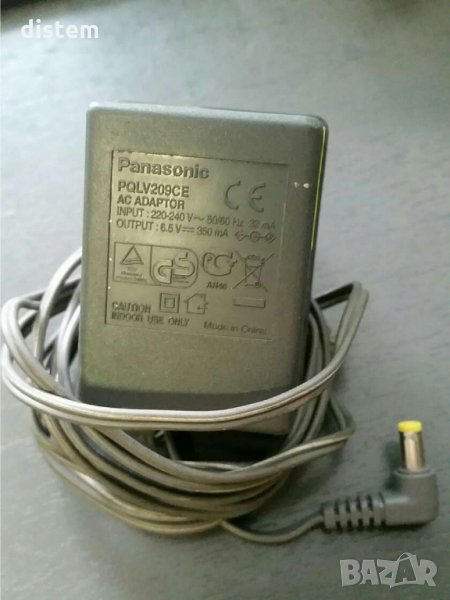 Адаптер Захранване 6.5V 350mA ЗА Panasonic PQLV209 , снимка 1