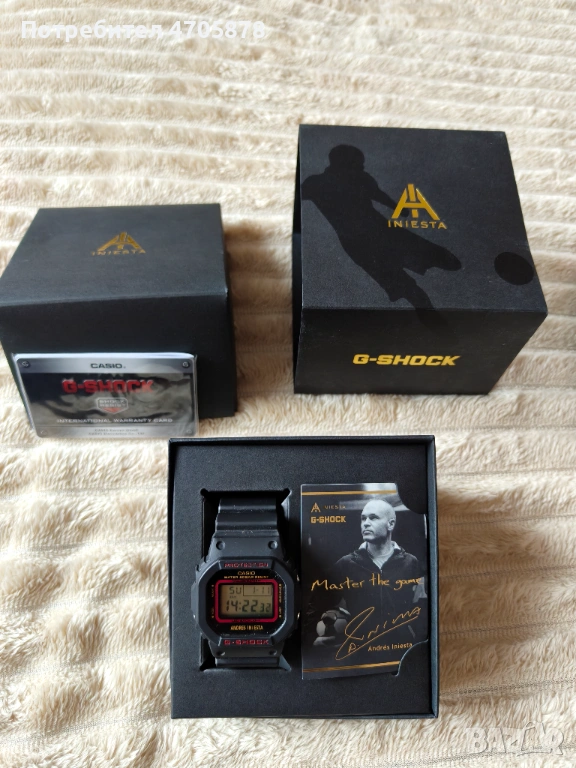 Часовници Casio G-Shock Iniesta и Garmin Instinct Solar, снимка 1