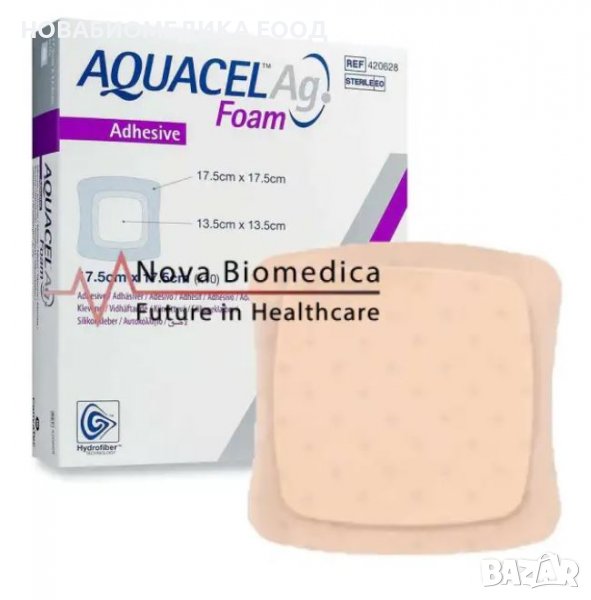 AQUACEL® AG FOAM – самозалепваща антидекубитална превръзка, снимка 1