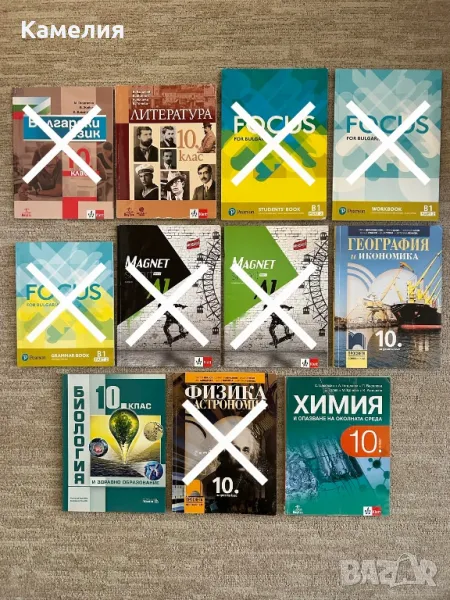 Учебници за 10 (десети) клас, снимка 1