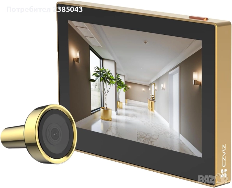 Ezviz CP2 Безжична видео шпионка за врата Смарт Дом, Smart Home, снимка 1