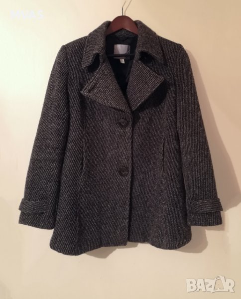 Есенно палто - 50% New Yorker M размер сиво вълнено, снимка 1
