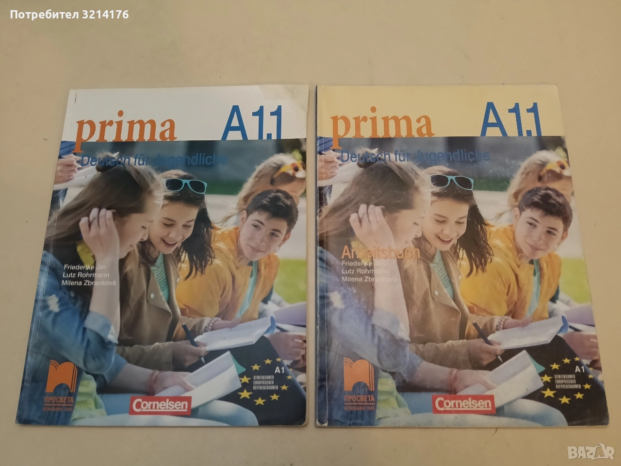 Prima A1.1. Deutsch für Jugendliche; Arbeitsbuch - Friederike Jin, Lutz Rohrmann, Milena Zbrankova, снимка 1