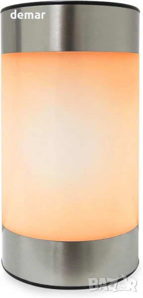 Соларна градинска и настолна лампа с ефект на пламък Moonori Lazeflame, снимка 1