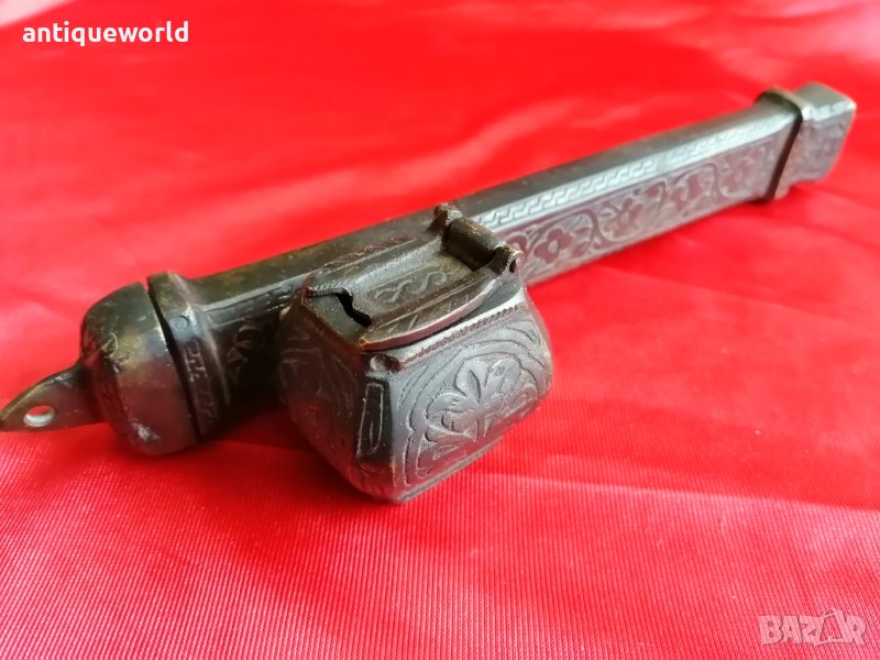 Стар ОСМАНСКИ Девит , Дивит , Мастилница с ТУГРА, снимка 1