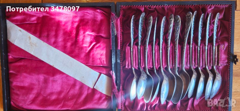 Стари лъжички, кутия, снимка 1