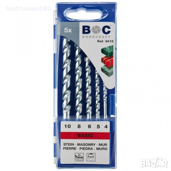 Комплект свредла BOC / 5 броя, снимка 1