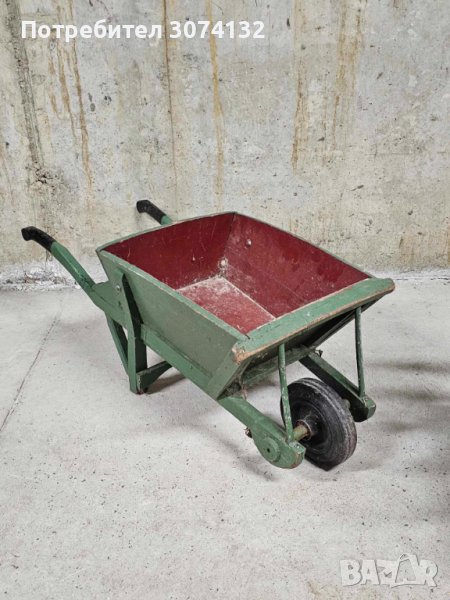 Ретро количка от дърво, снимка 1