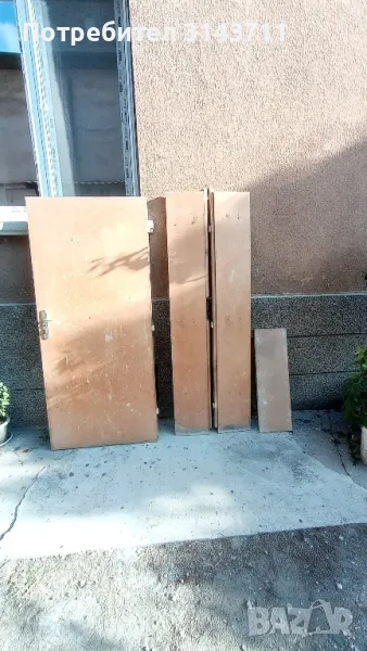 Фазерна врата с брава и каса, снимка 1