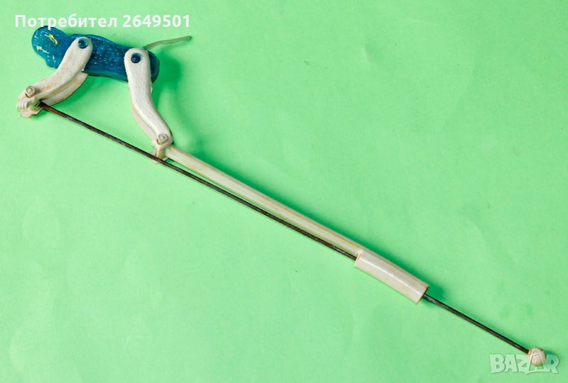 Стара играчка Маймунка гимнастик 1960те, снимка 1