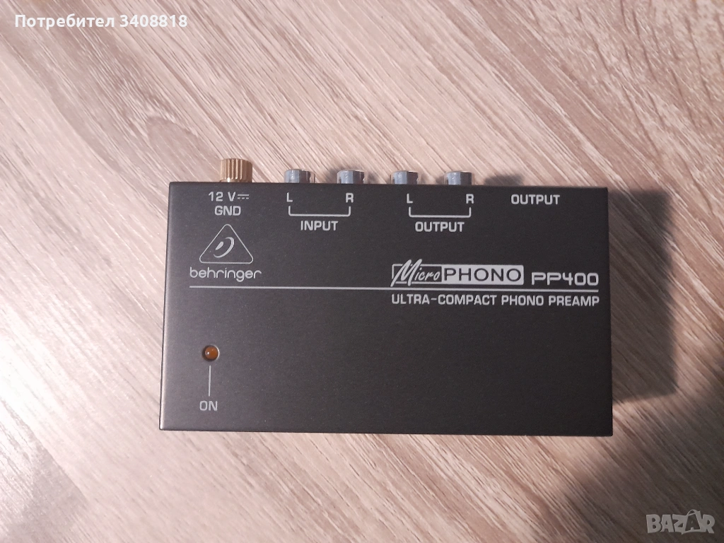 Предусилвател Behringer PP400, снимка 1
