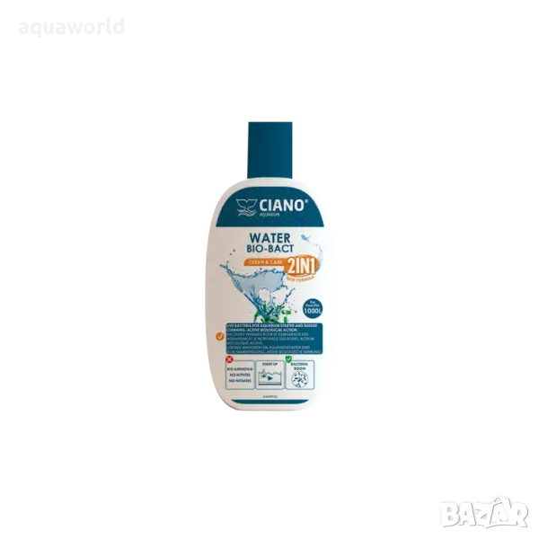 "ПРОМОЦИЯ" Препарат за стартиране на аквариум Ciano WATER BIO-BACT 100 мл., снимка 1