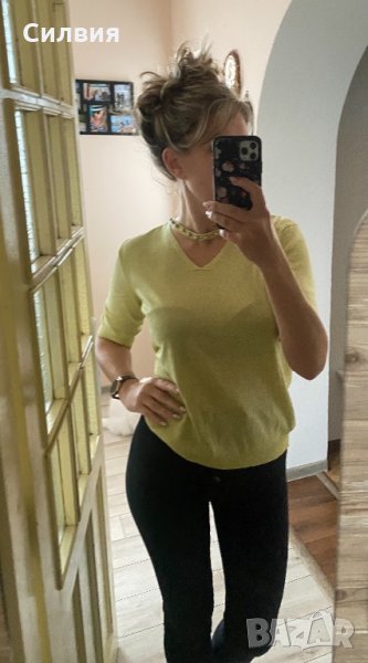 Нежна жълта блуза, снимка 1