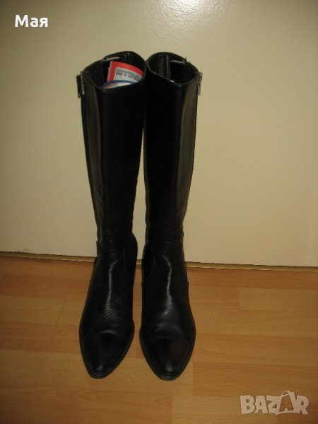Дамски италиански ботуши, 38 номер, естествена кожа , снимка 1