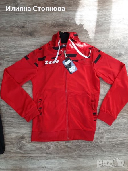 Спортен екип червено горнище и черно долнище Zeus Tuta Sophia , снимка 1