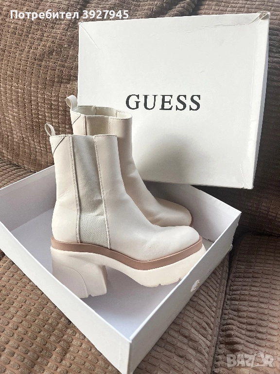 Дамски кожени боти GUESS, снимка 1