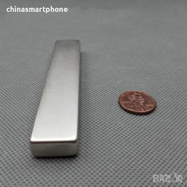 Неодимов магнит 100x20x10mm N52 1300-2600Gs 140гр правоъгълен | moqtmagazin.com, снимка 1