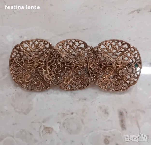 Старинна брошка, снимка 1