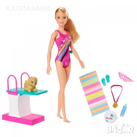 BARBIE ADVENTURES Комплект кукла плувкиня GHK23, снимка 2 - Кукли - 32745792