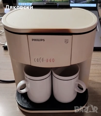 Компактна кафемашина PHILIPS Cafe Duo HD 7100/0, снимка 4 - Кафемашини - 51160480
