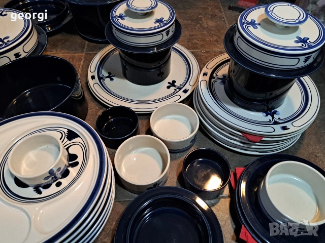 керамичен сервиз Rosenthal Siena blue 33/3,4, снимка 4 - Сервизи - 53409642