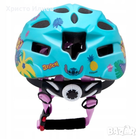 Детска Каска за велосипед колело Стич Disney Stitch , снимка 5 - Аксесоари за велосипеди - 51912225