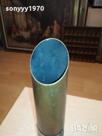 снаряд-немски-30см ваза мед/месинг 2810211801, снимка 5 - Антикварни и старинни предмети - 34614435