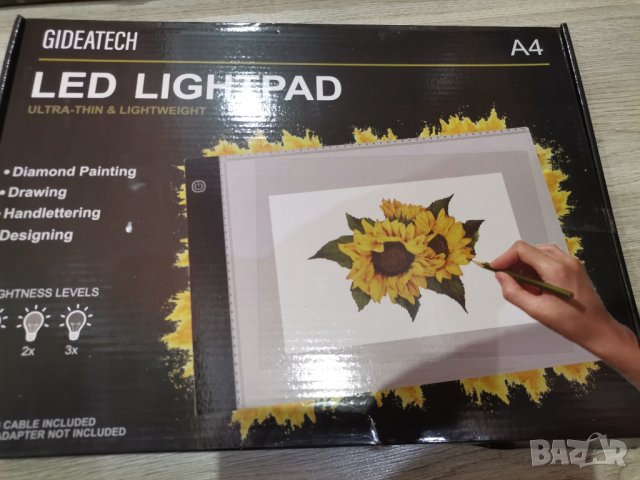 LED светеща подложка A4 за рисуване