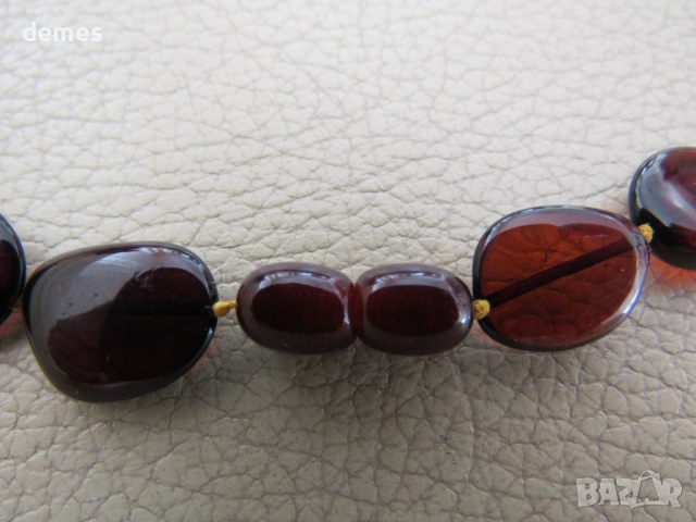 Дамско колие-кръг от първокласен балтийски кехлибар, снимка 3 - Колиета, медальони, синджири - 51882647