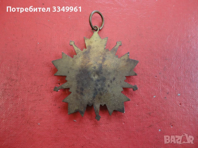 Старинен орден медал с емайл 1889, снимка 4 - Колекции - 51367604