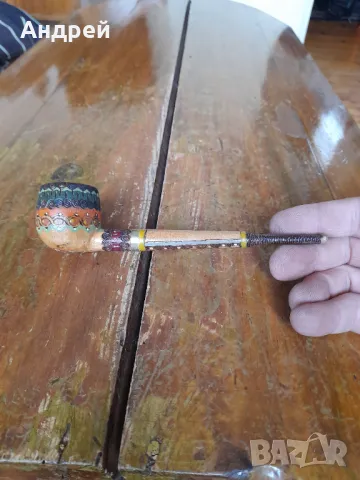 Стара сувенирна лула, снимка 2 - Други ценни предмети - 49678304