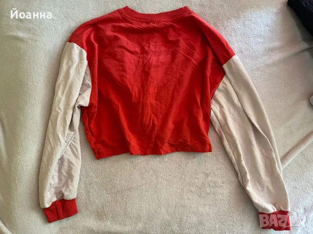 Дамска къса блуза, снимка 3 - Блузи с дълъг ръкав и пуловери - 47568077